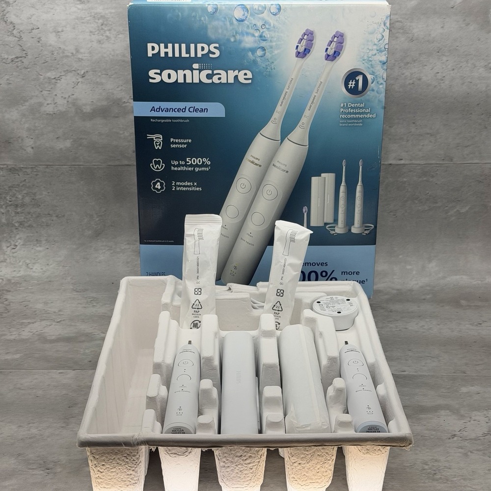 Philips Sonicare Advanced Clean Rechargeable Electric Toothbrush *Only 1 Charger